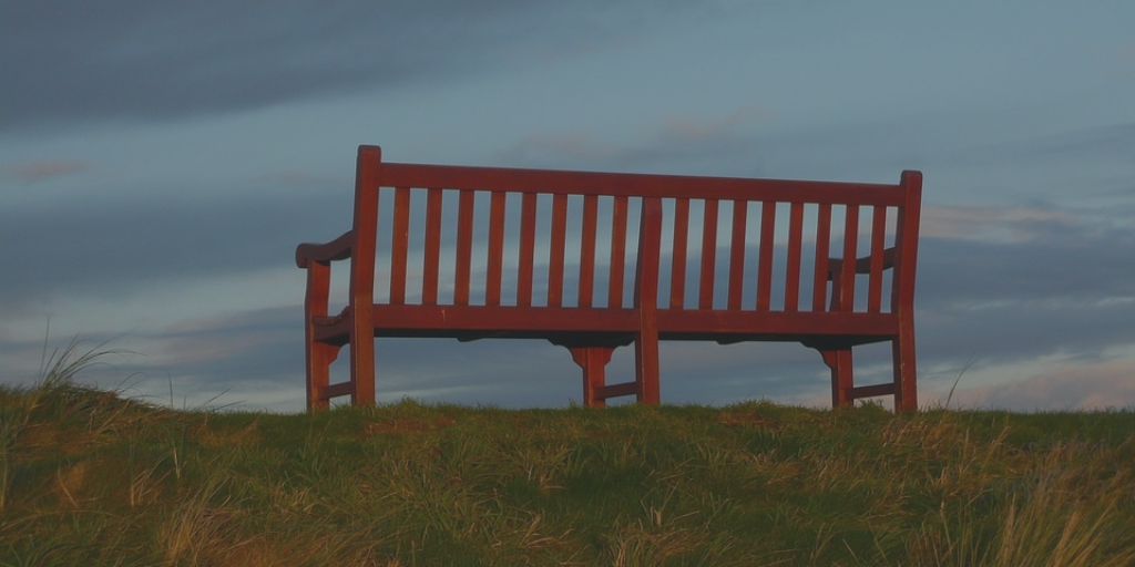 red bench