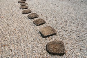 stones in Japanese garden. Image by  yuzap on DepositPhoto